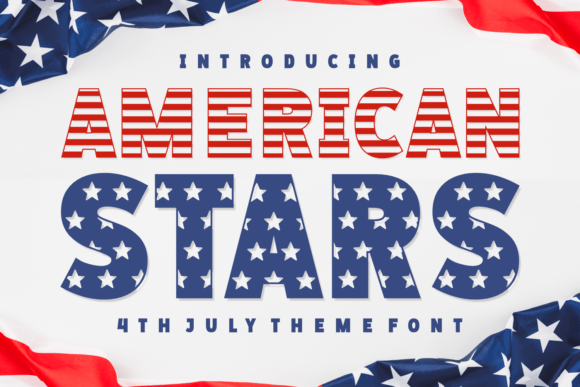 A Patriotic Typeface: Mastering American Stars in Design