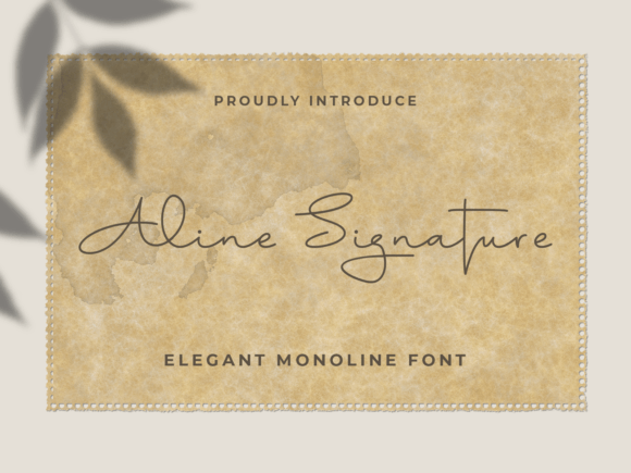 Aline Signature: A Modern Handwritten Font for Creative Projects