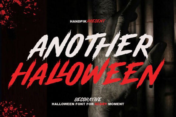 Another Halloween: Command Attention with Aggressive Horror Typography