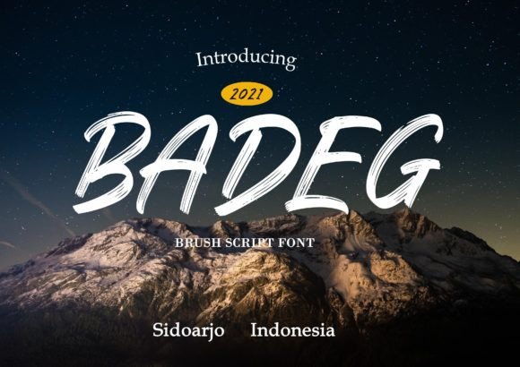 Badeg: The Handwritten Font That Adds Instant Personality