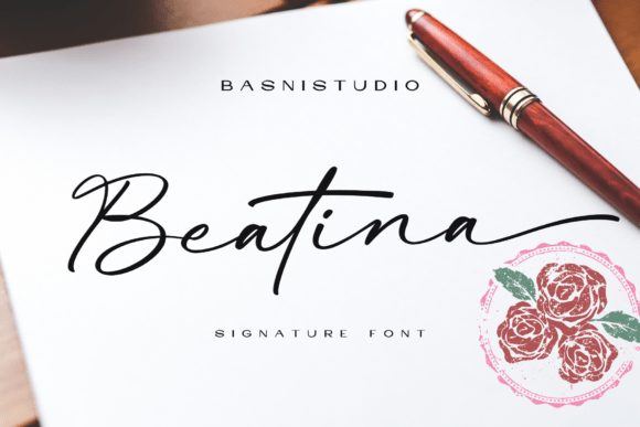 Beatina: The Signature Font for a Touch of Personal Luxury