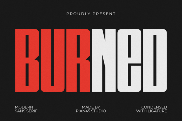 Burned: A Typeface with Raw, Unfiltered Character