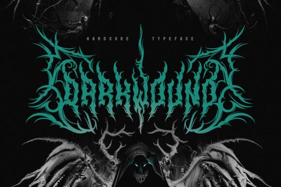 Darkwound Typeface: Unleashing Brutal Authenticity in Design