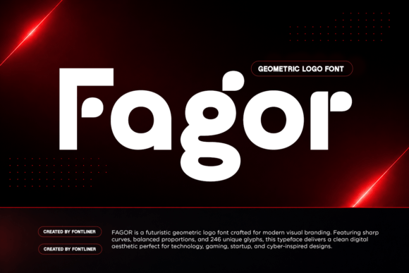 Fagor: A Geometric Typeface for Modern Branding