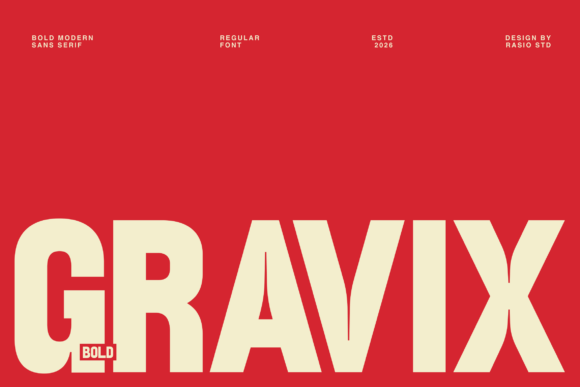 Gravix: A Modern Sans Serif for Bold Visual Impact