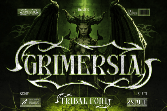 Grimersia: The Dark Serif That Commands Attention