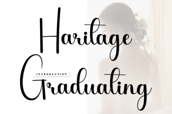 Haritage Graduating: A Timeless Handwritten Font for Modern Design