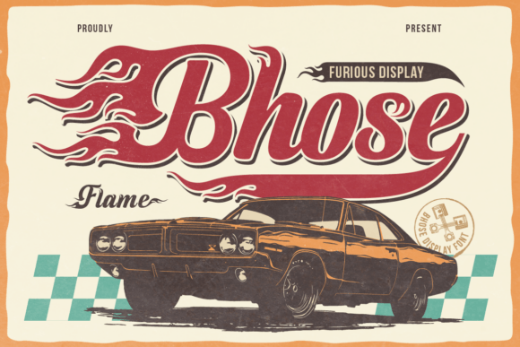 Ignite Your Designs with the Bhose Flame Font