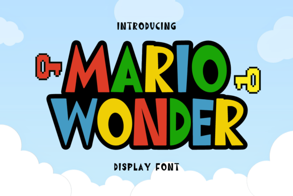 Mario Wonder: Injecting Bold Personality into Modern Typography