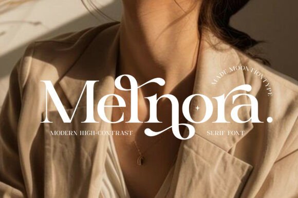 Melnora: A Serif Font for Modern Brand Elegance