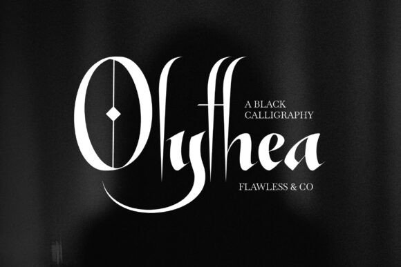 Olythea: Dark Elegance for Your Design Projects