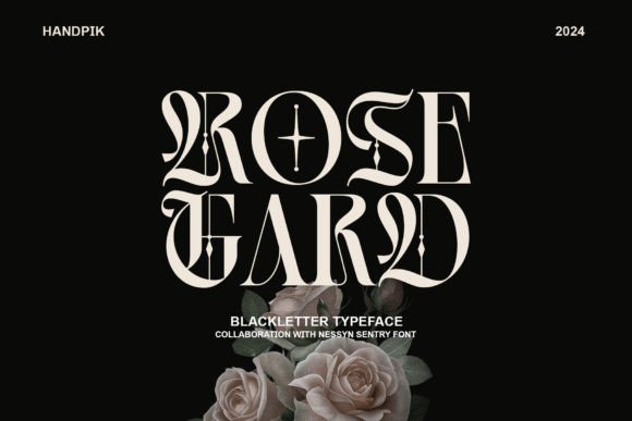 Rose Gard: A Bold Blackletter Font for Modern Projects