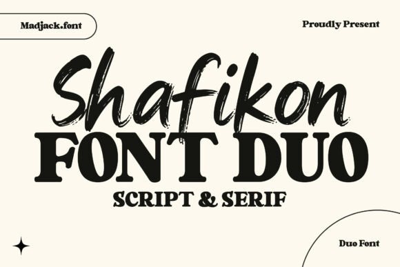 Shafikon: A Font Duo That Balances Elegance and Clarity