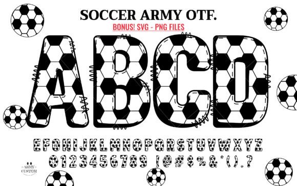 Soccer Football Army Font: Dynamic Design for Bold Projects