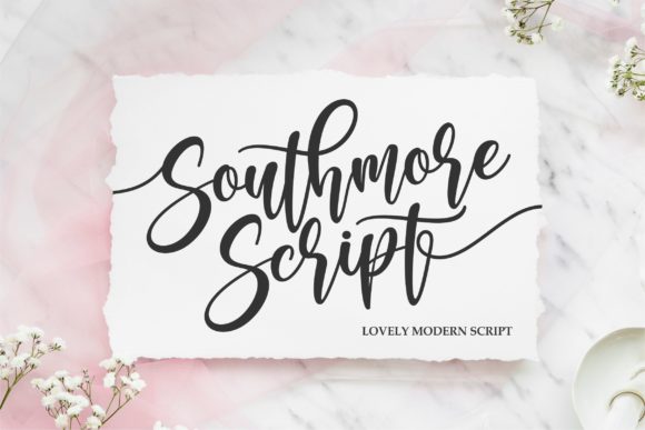 Southmore: A Handwritten Font for Joyful, Romantic Design