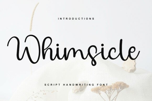 Whimsicle: Vintage Class Meets Modern Script