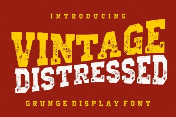 Why Vintage Distressed Grunge Fonts Still Dominate Design